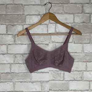 Understance Elderberry Mauve Lace Bra Size 36D/DD